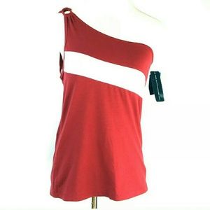 Klutch One Shoulder University of Arkansas Top